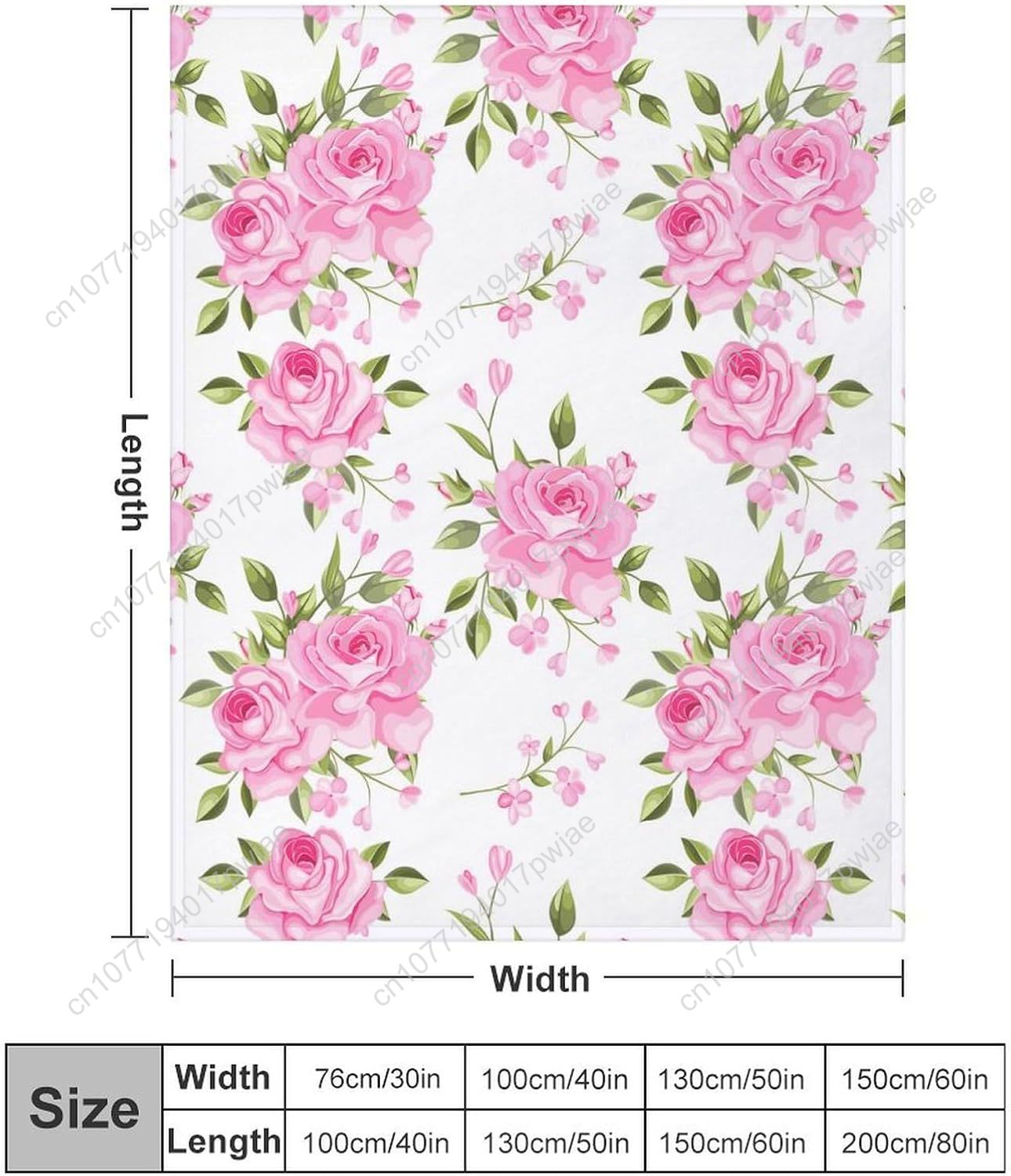 الوردي زهرة رمي بطانية الأزهار - مراجعة Home Textiles & Decorations وسعره