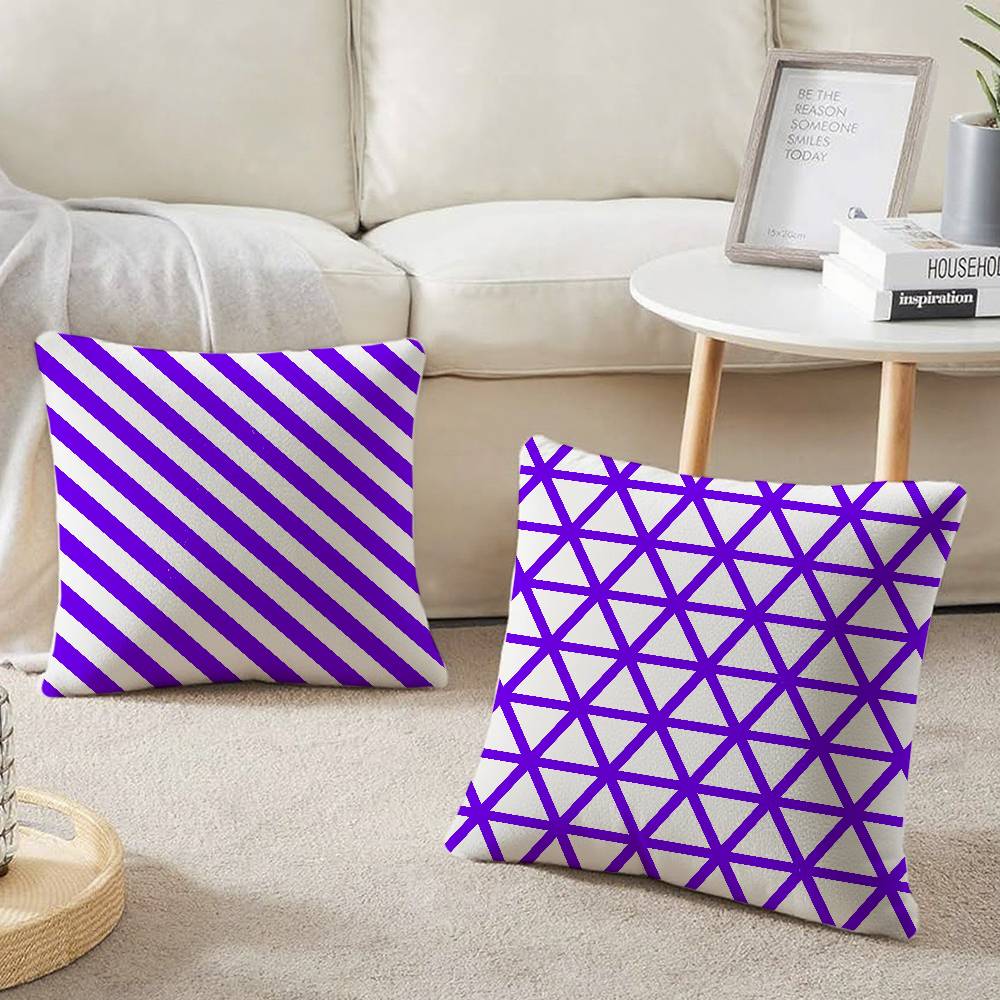 لينة الأرجواني خطوط كيس وسادة  - مراجعة Home Lines Textiles وسعره
