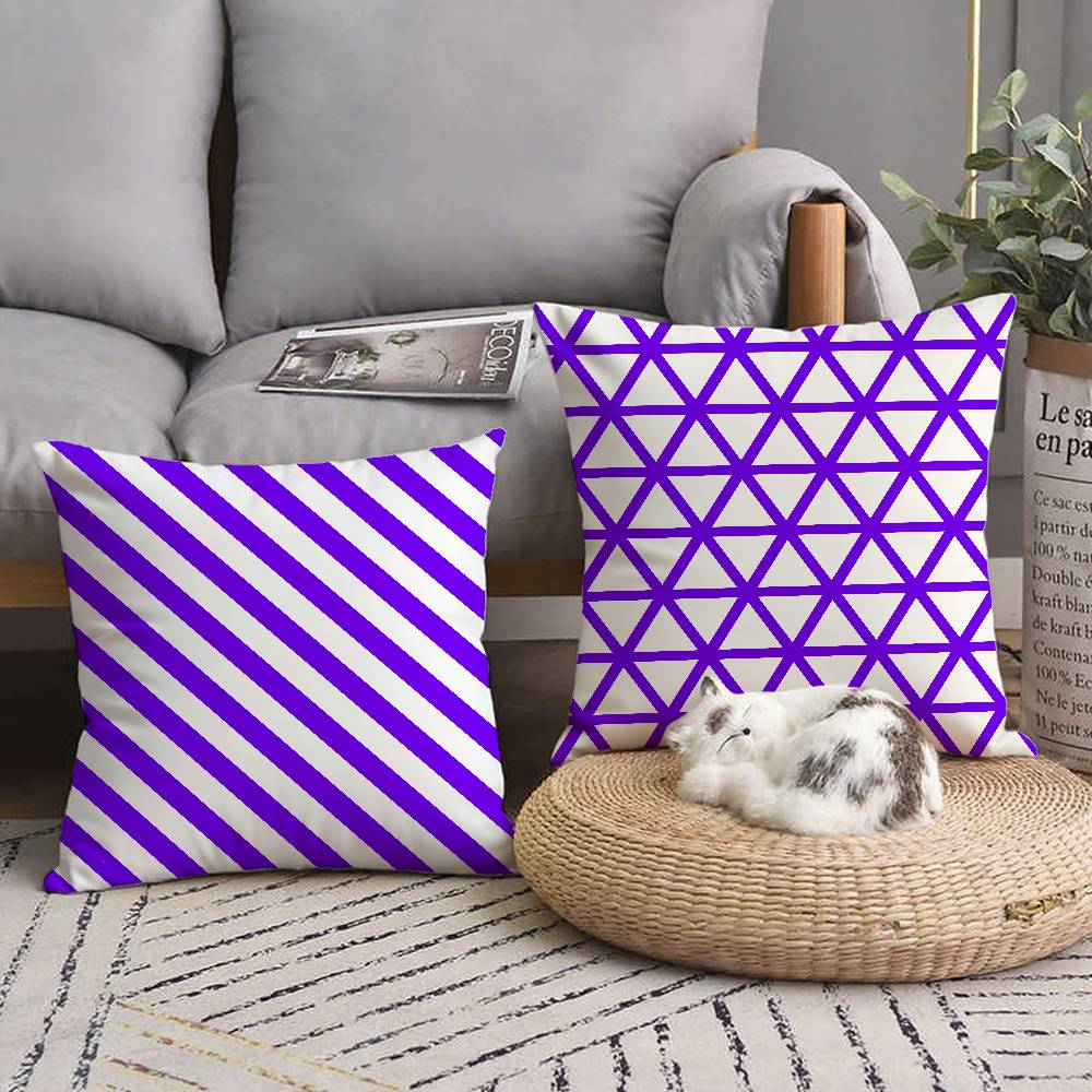 لينة الأرجواني خطوط كيس وسادة  - مراجعة Home Lines Textiles وسعره