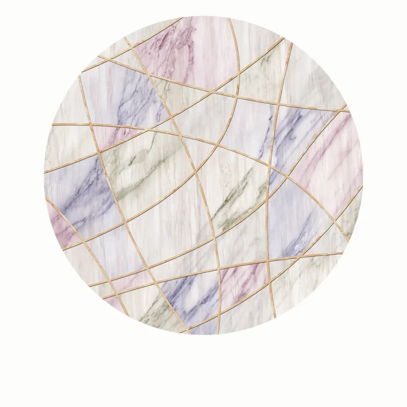 ~O~ سجادة أرضية مستديرة فاخرة  - مراجعة Home Lines Textiles وسعره