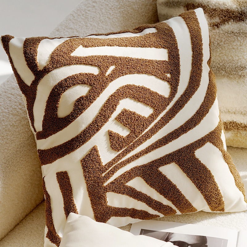 45x45 سنتيمتر البني خمر الشمال - مراجعة Home Textiles Luxury وسعره