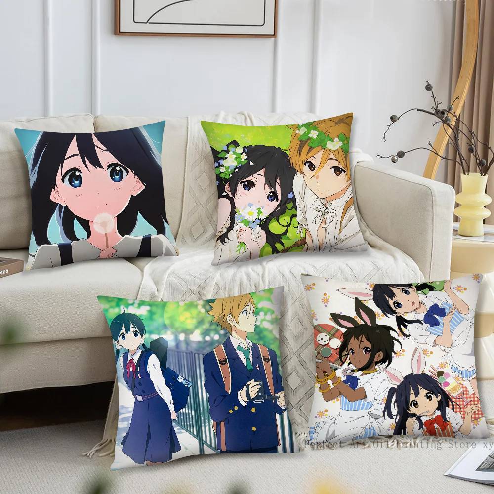 غطاء وسادة مربع بتصميم أنمي تا - مراجعة Home Textiles Market وسعره