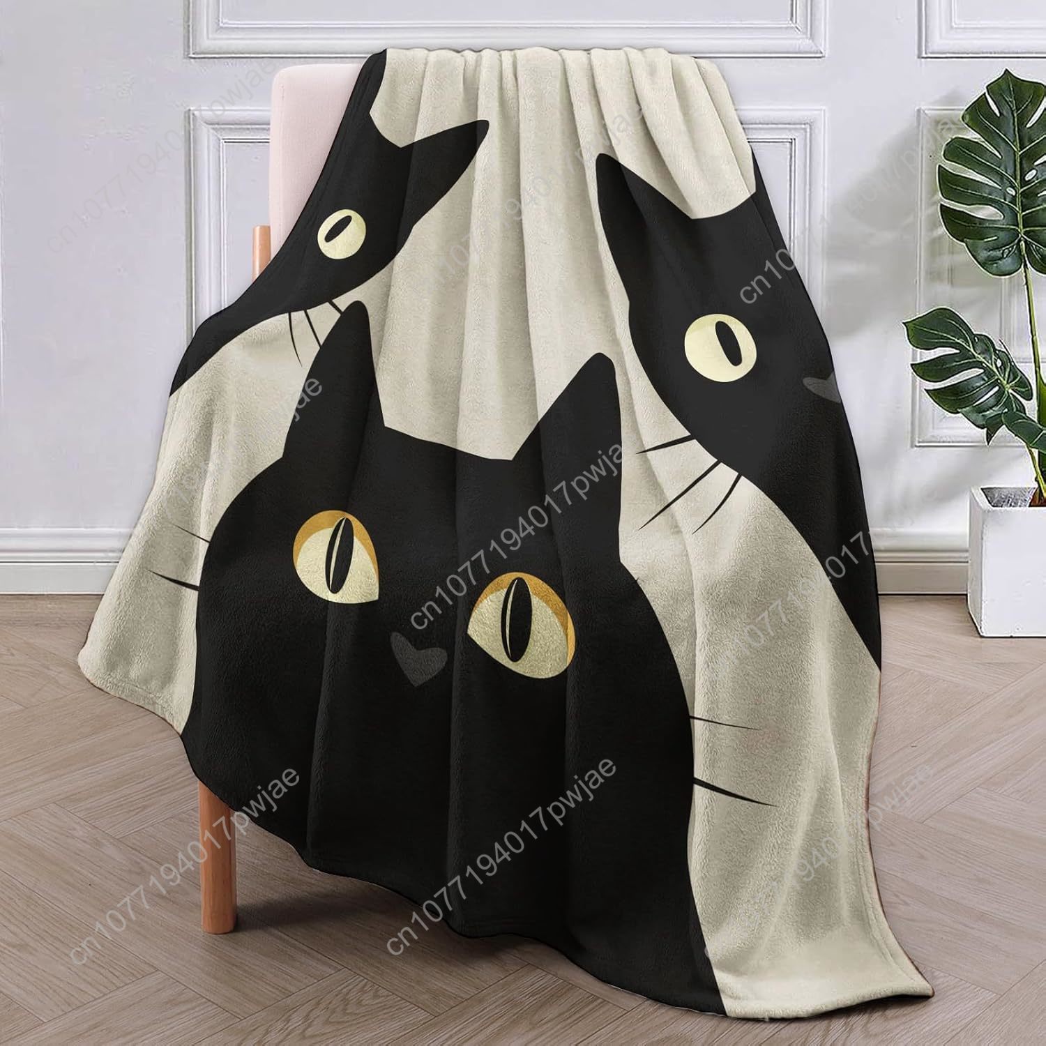 مضحك القط بطانية هدايا للنساء  - مراجعة Home Textiles & Decorations وسعره